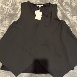 Green envelope / TJ maxx black blouse